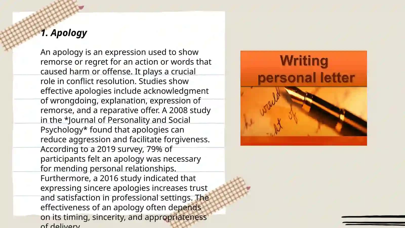 Personal letters 3