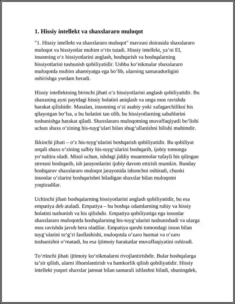 SHAXSLARARO MULOQOT EMOTSIYA VA INTELEKT 3