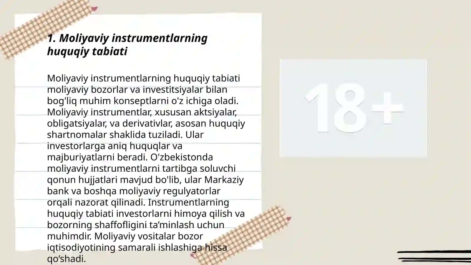 Molitaviy instrumentlarni tan olish va baholash 3
