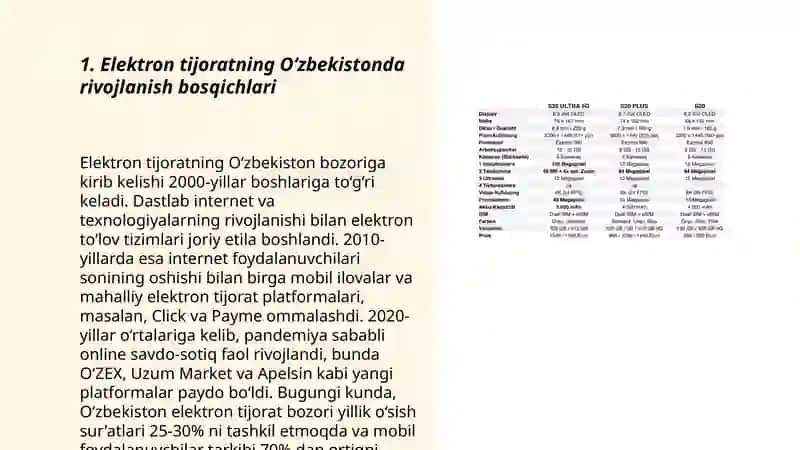 Elektron tijoratning Oʻzbekistonda rivojlanish bosqichlari 3