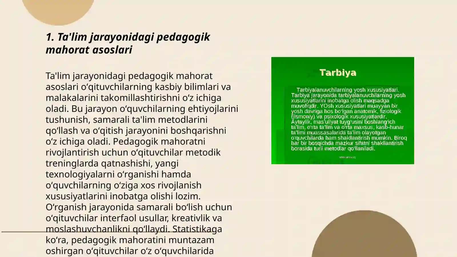Mamaruziyeva Dilafro'z 2301 guruh talabasi 3