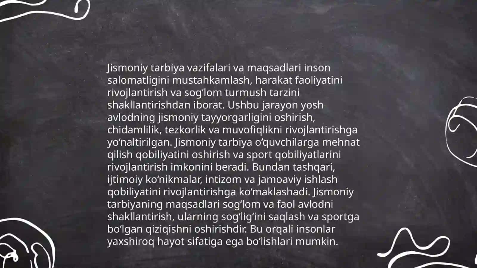 Jismoniy tarbiya vazifalari 3