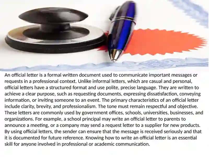 Official Letters 3