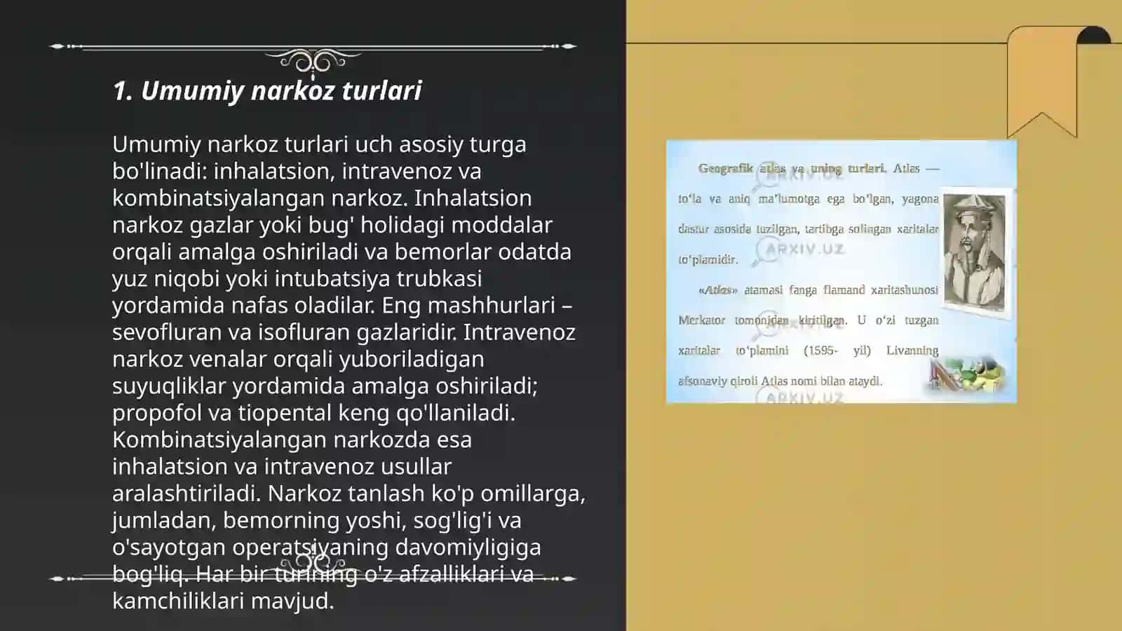 Zamonaviy anestezologiya. Anesteziyologiyaning turlari va maqsadi 3