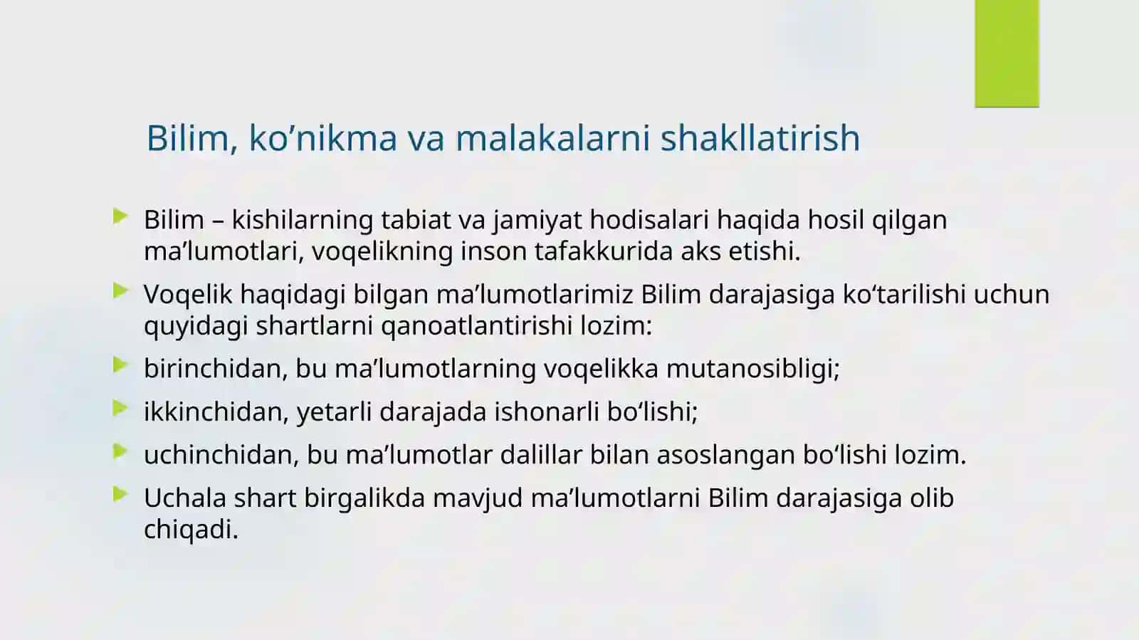 O’quvchilar bilim, ko’nikma va malakalarini kompyuter vositasida nazorat qilish 3
