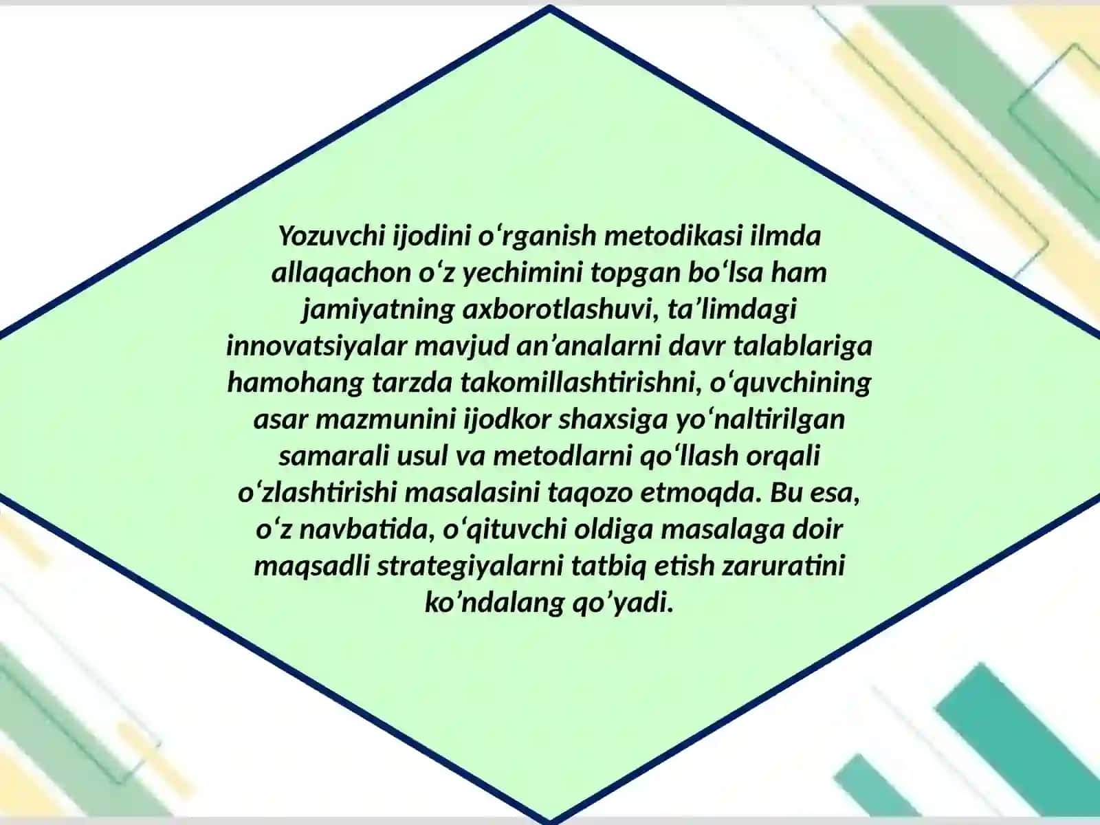Ijodkor shaxsiyati va ijodiy individuallik masalasi 3