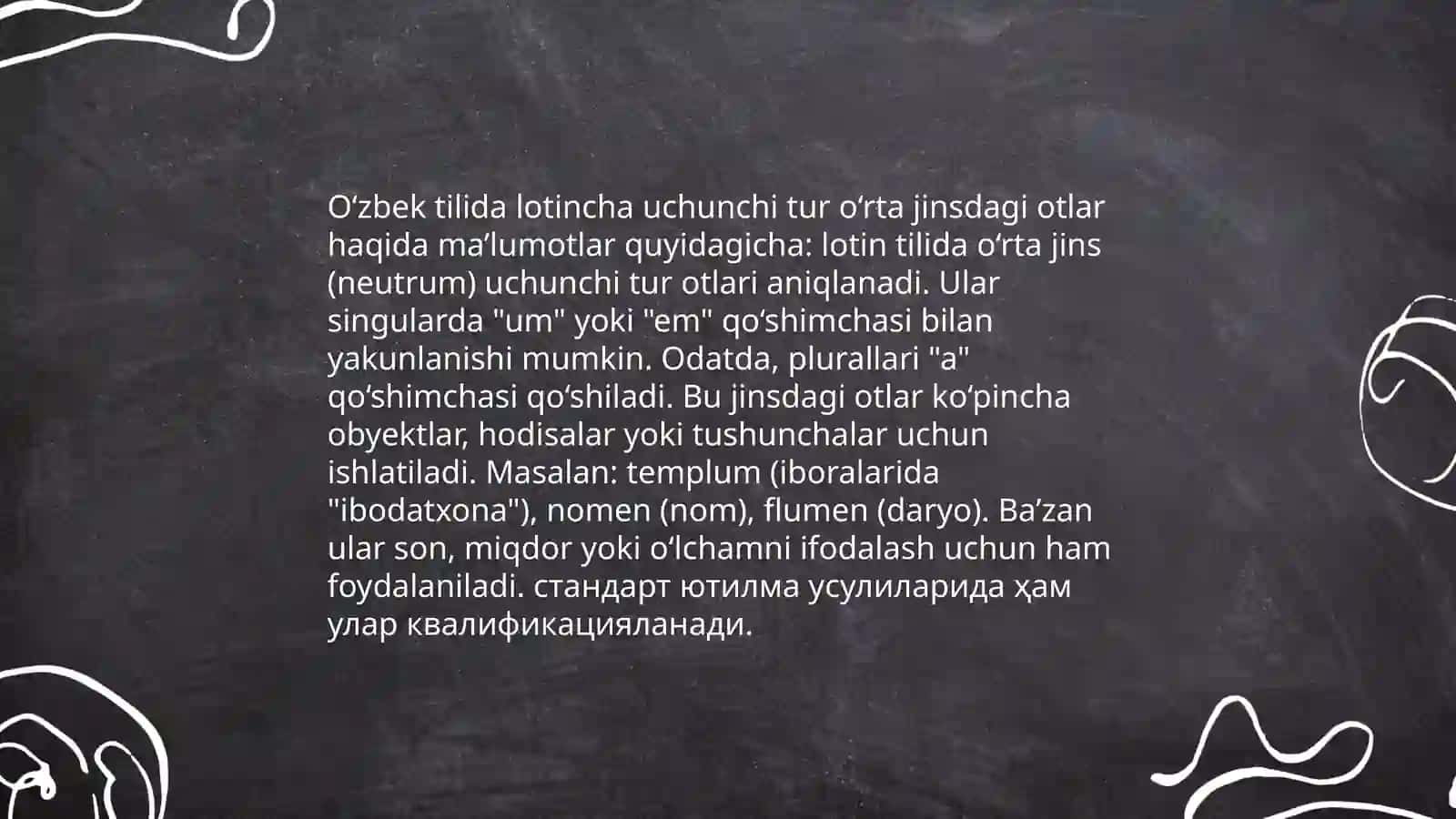 Lotin tilida 3- turlanish sredniy roddagi otlar 3