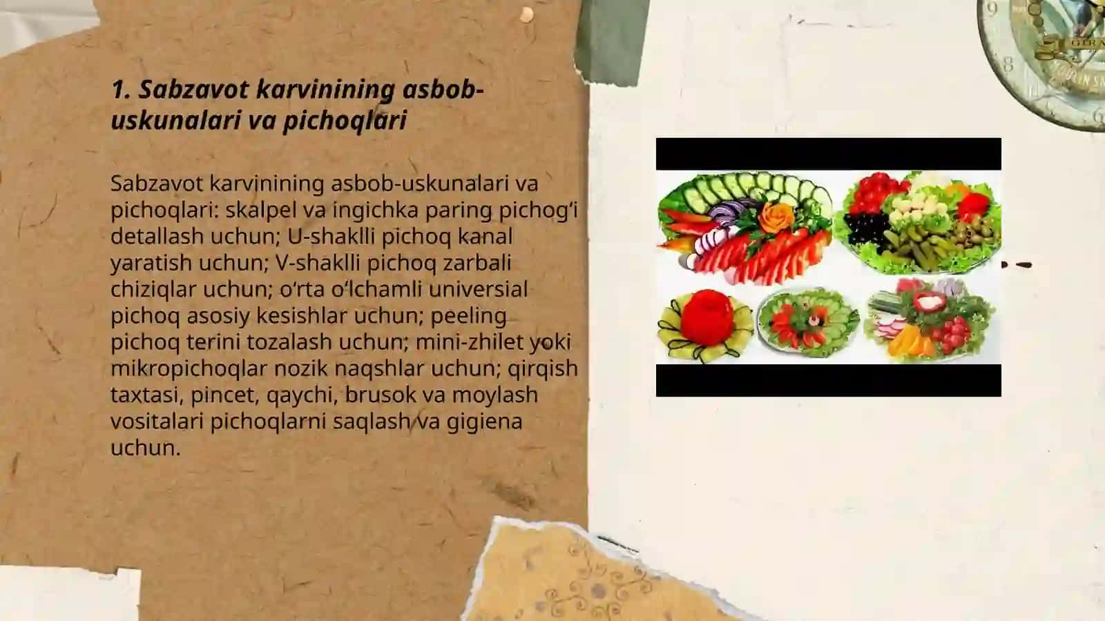 Sabzavotlarni karvin usulida bezatish 3