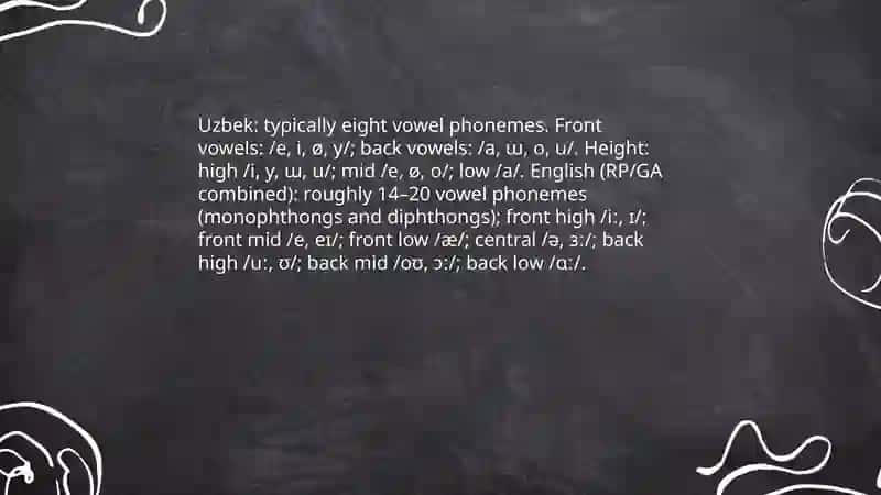 Comparative analysis of phonemic system in uzbek and english 3