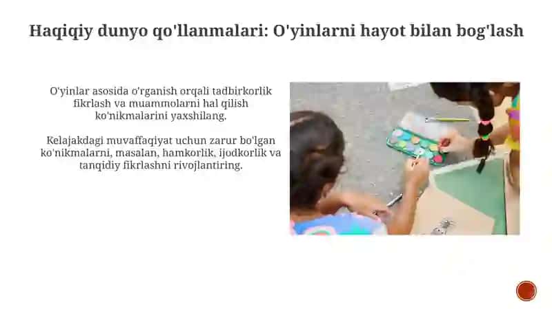 O'yin Kuchi: Maktabgacha Ta'lim O'yinlari 3