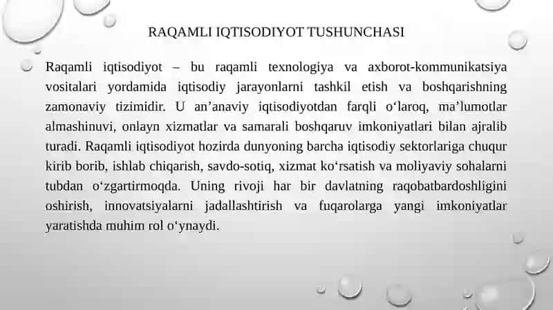 Raqamli iqtisodiyotning asosiy korsatkichlari 3