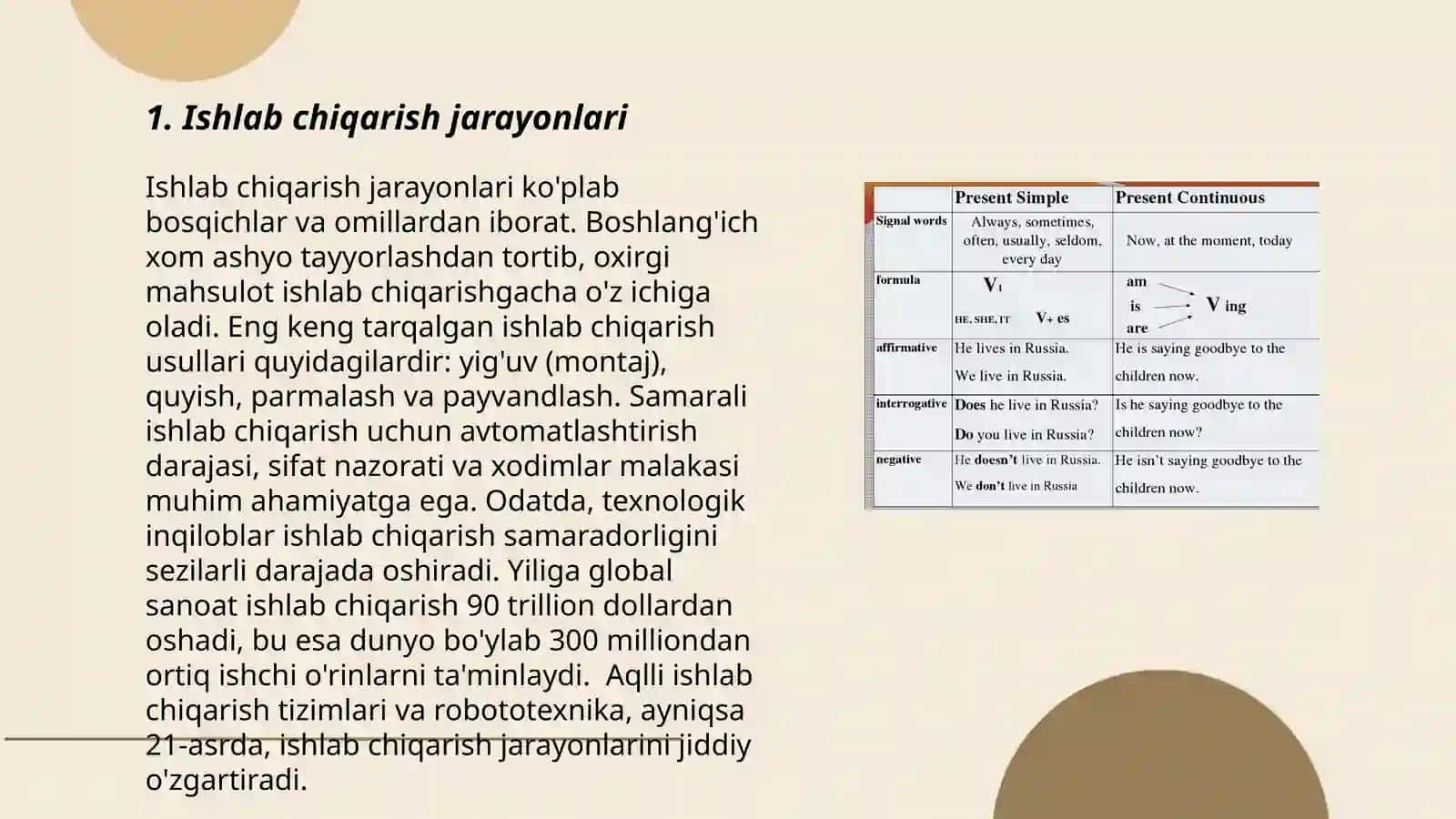 Mahsulot ishlab chiqarish va davr xarajatlari tahlili 3