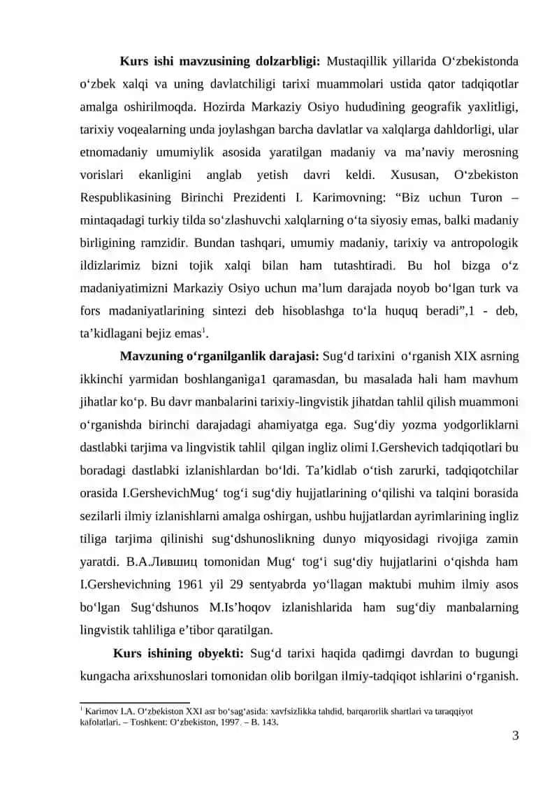SUG‘D TARIXI TARIXSHUNOSLIGI 3