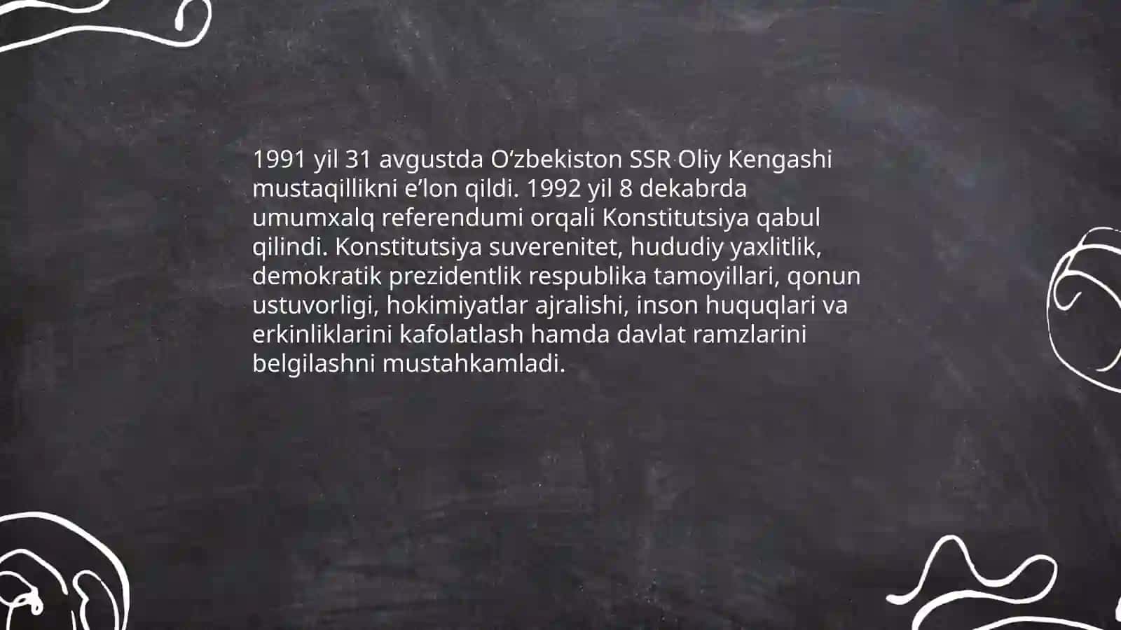 Mustaqillikka erishish Oʻzbekistondagi ijtimoiy siyosiy jarayonlar 3