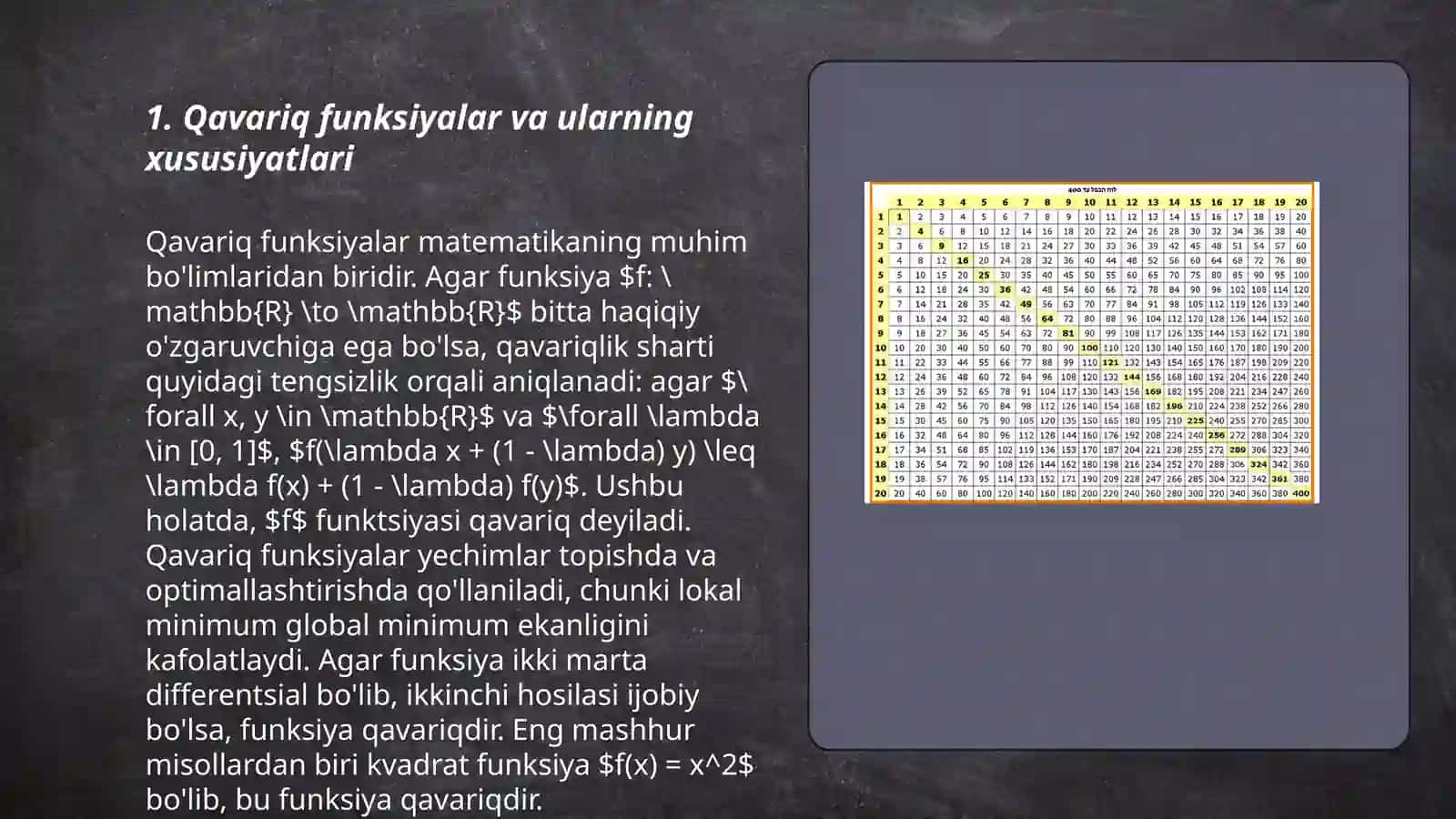 Qavariq toʻplamlar 3