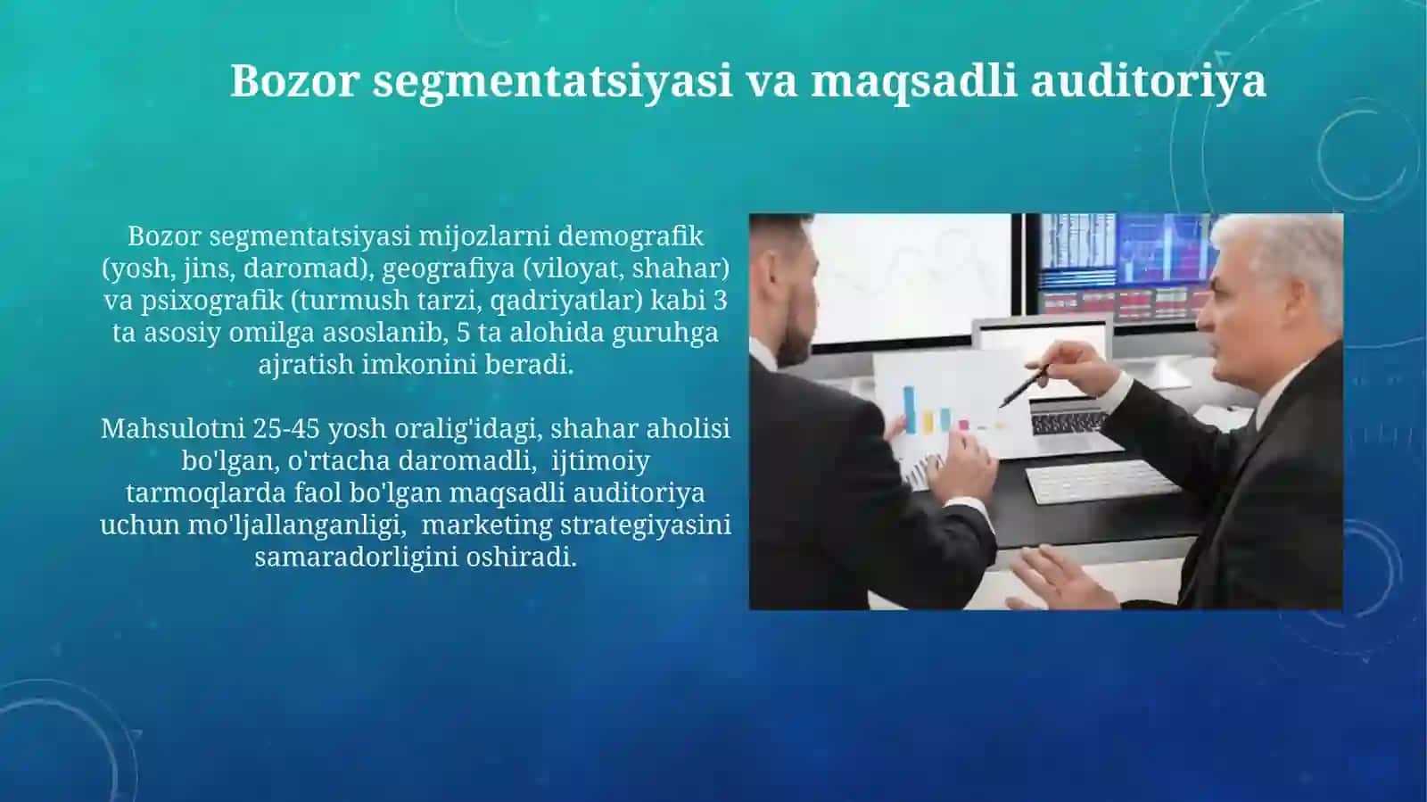 Bozor tendensiyalarini sharhlash va prognoz qilish 3