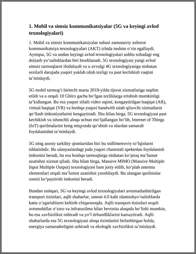 ZAMONAVIY AXBOROT KOMMUNIKATSIYA TEXNOLOGIYALAR 3