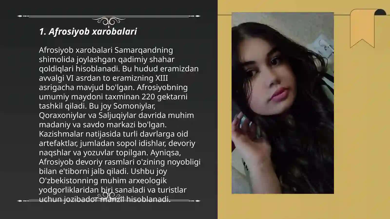 Afrosiyob xarobalari 3