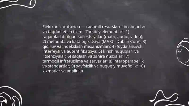Elektron kutubxonaning tarkibiy tahlili 3
