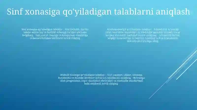 O'Quv Xonalari Va Avtotransport Vositalari Zarur Sonini Hisoblash 3