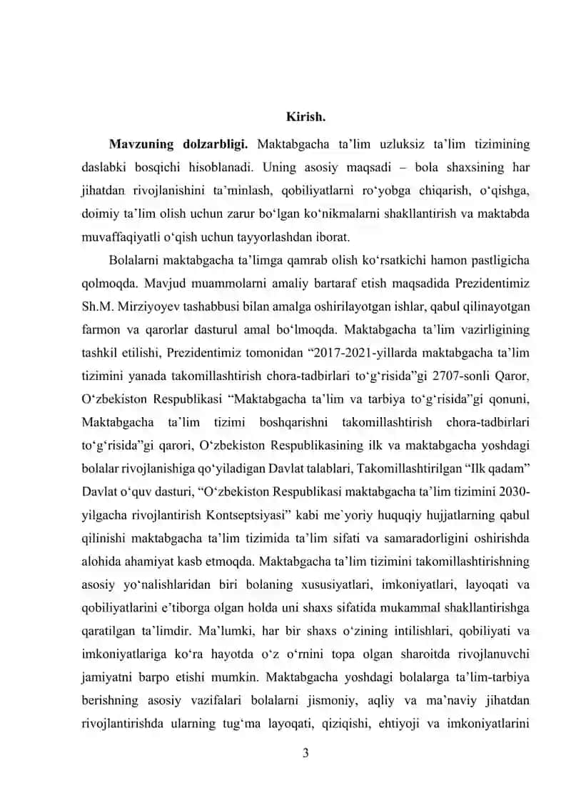 MAKTABGACHA TA’LIM TARBIYANI TASHKIL ETISH 3