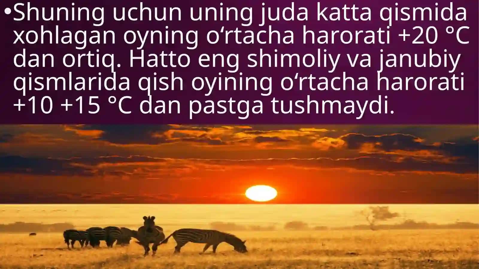 Materik iqliminin g'oyaviy xususiyatlari 3