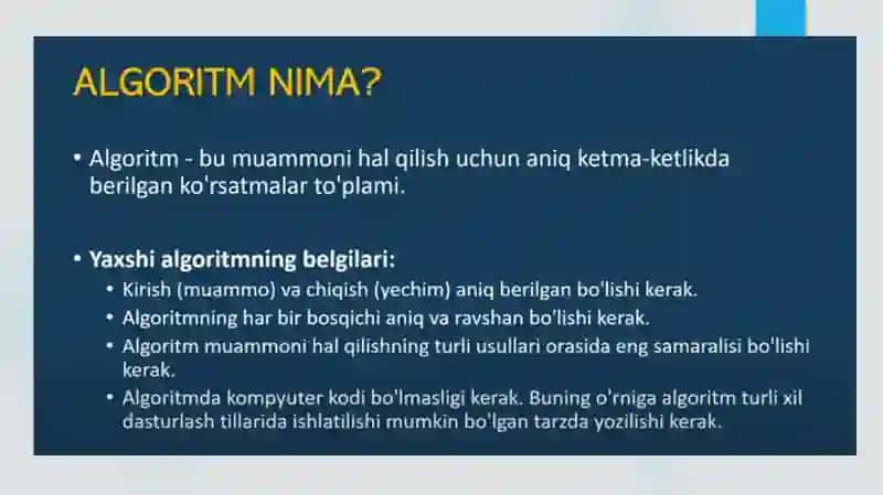 Algoritmlarni loyihalash. Algoritm korrekt va samaradorligini baholash. Kvadrat tenglama ildizlarini aniqlash algoritmi. Uchburchak yuzasi uchun Geron formulasi. 3