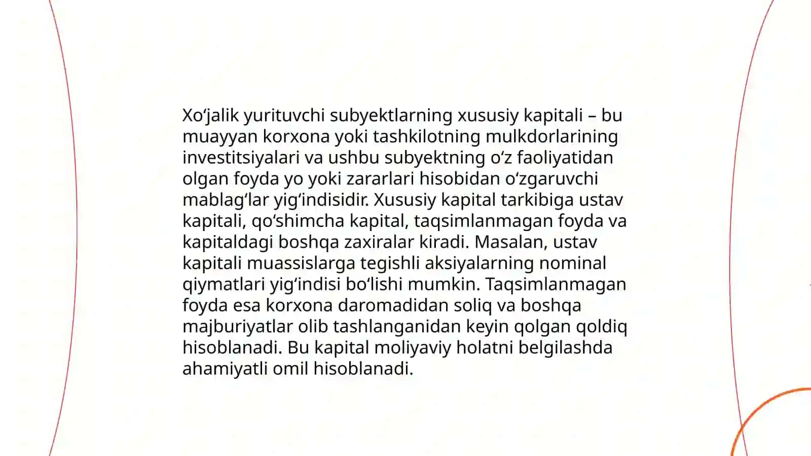 Xo‘jalik yurituvchi subyektlar xususiy kapitali tahlili 3