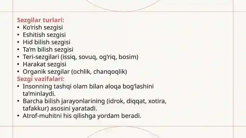 Sezgi,Diqqat 3