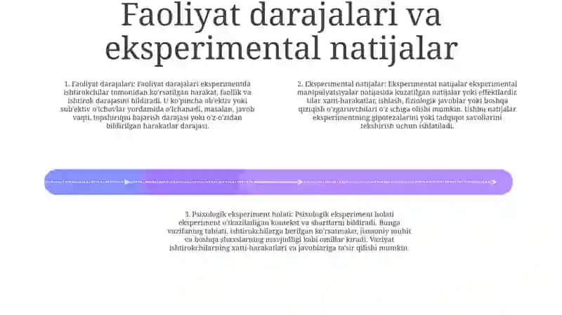 Eksperimentalda Sinaluvchi Uning Shaxsi Va Faoliyati Psixologik Eksperiment Vaziyati 3