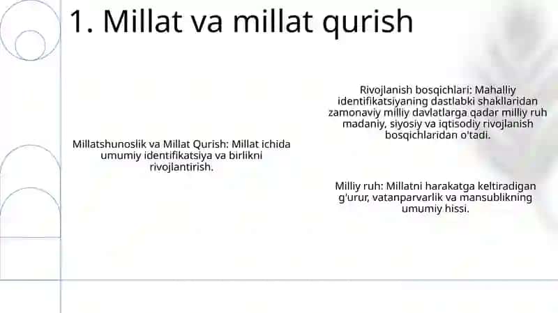 Milliy ma'naviyat tarixiy hodisa sifatida. Milliy ma'naviyatimizning takomil bosqichlari 3