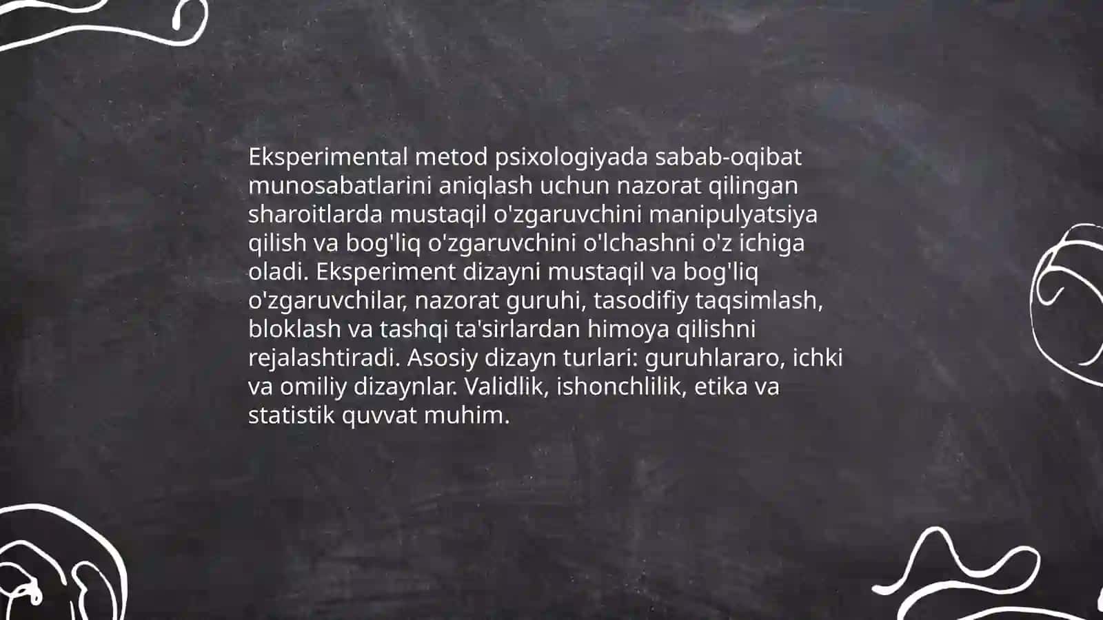 Psixalogiyaning tatqiqot metodlari va tarmoqlari 3