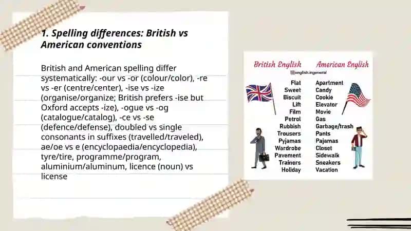 English varieties: British, American, or Global English? 3