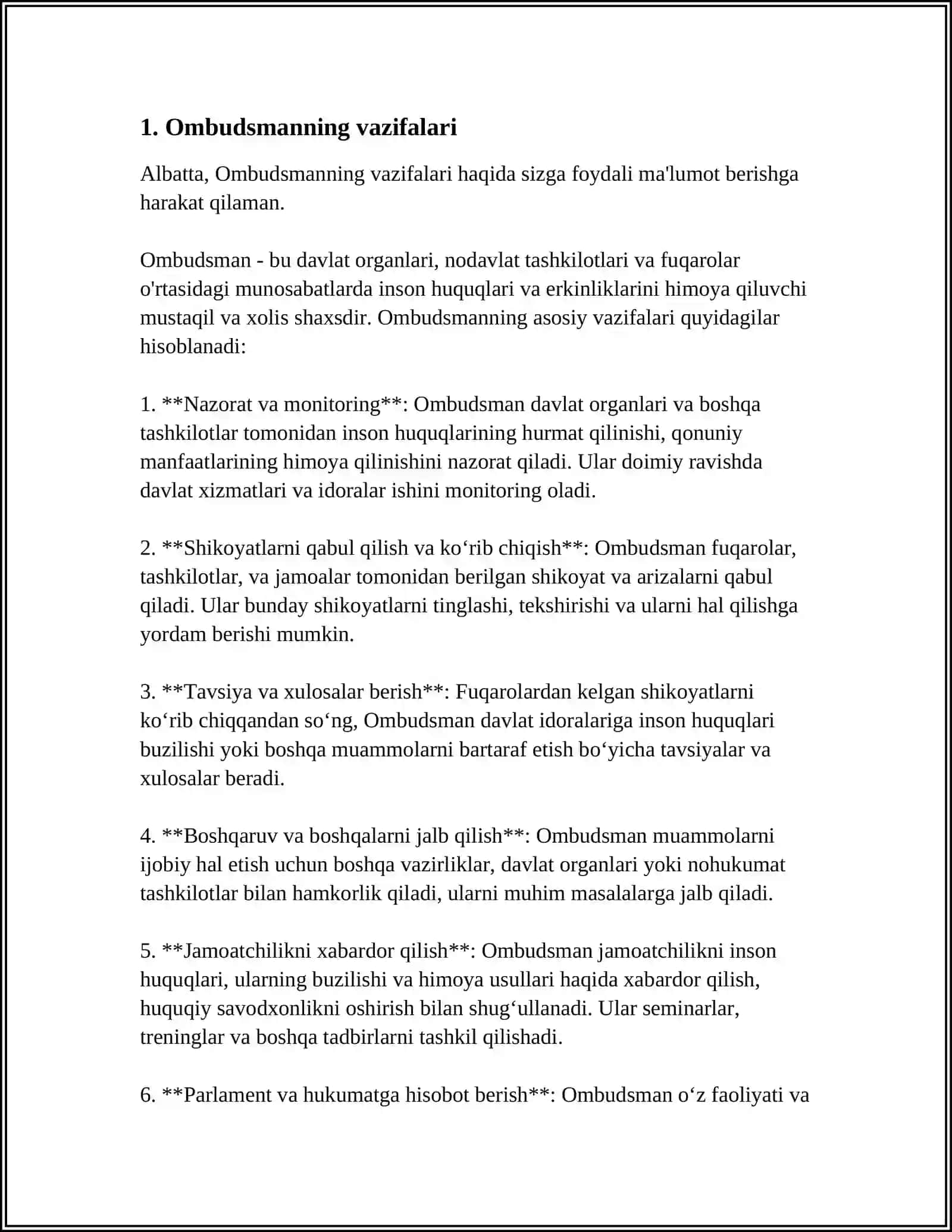 O‘ZBEKISTON RESPUBLIKASIDA OMBUDSMAN 3