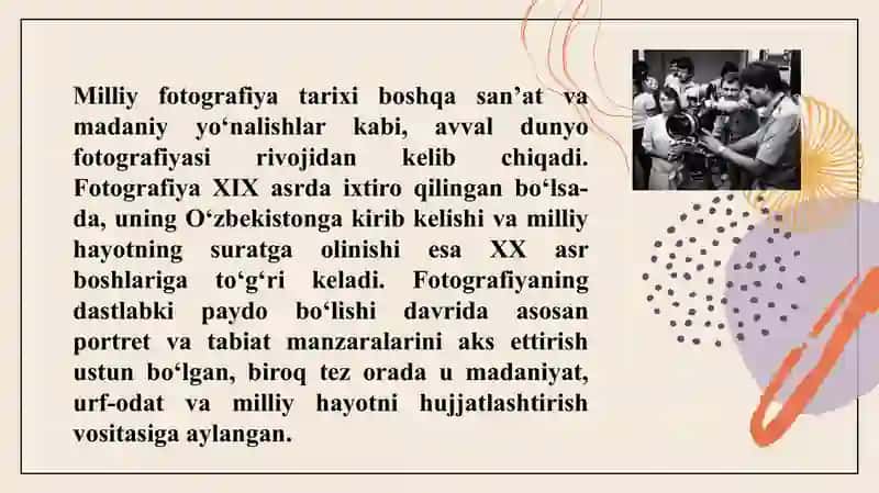 Milliy fotografiya tarixi 3