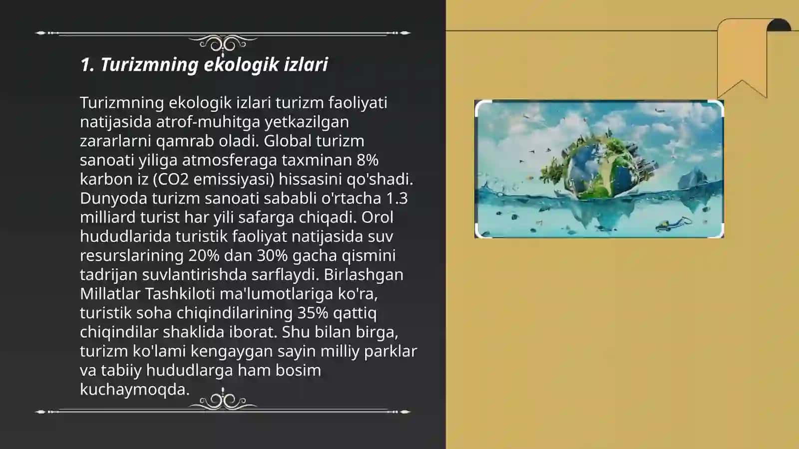 Turizmning atrof-muhit va mahalliy jamoalarga aloqasi 3