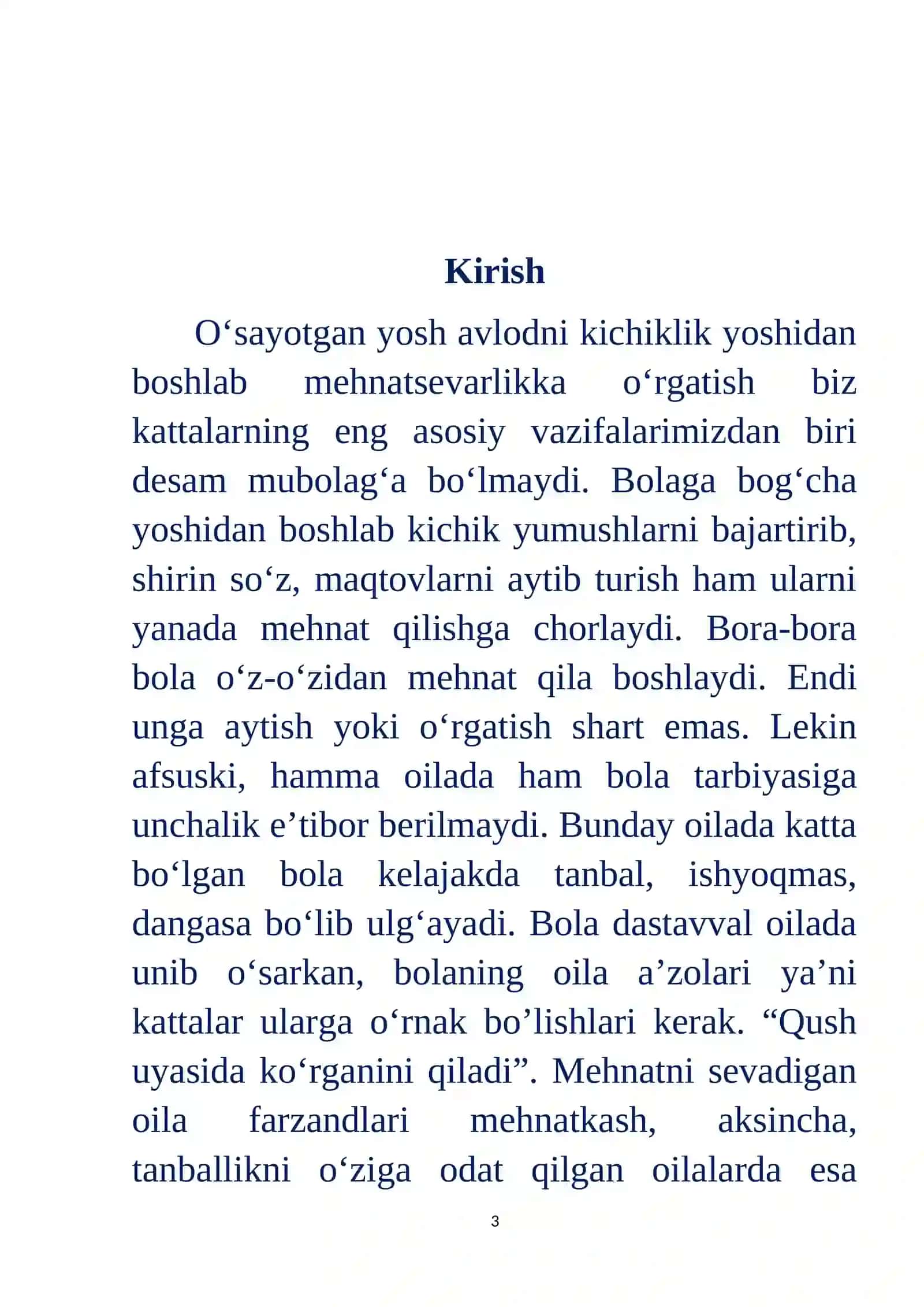 3-sinf Ona tili va o'qish savodxonligi fanidan ochiq dars ishlanma. Dangasalik - yomon illat 3