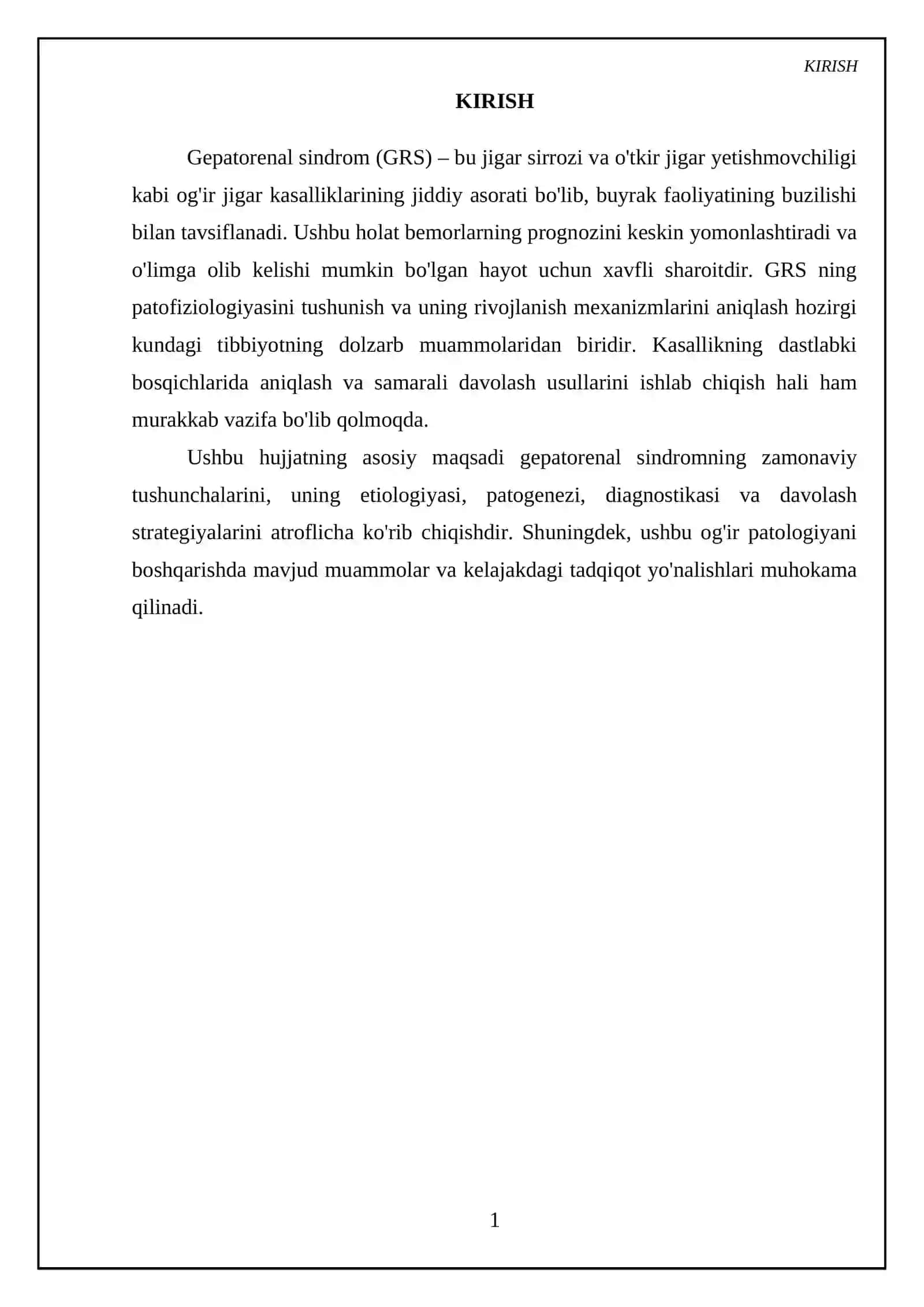 Gepato renal sindrom 3