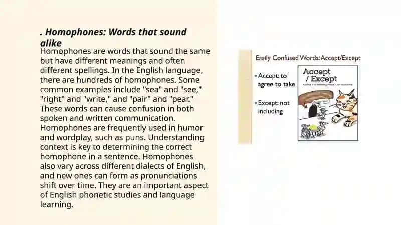 Homophones 3