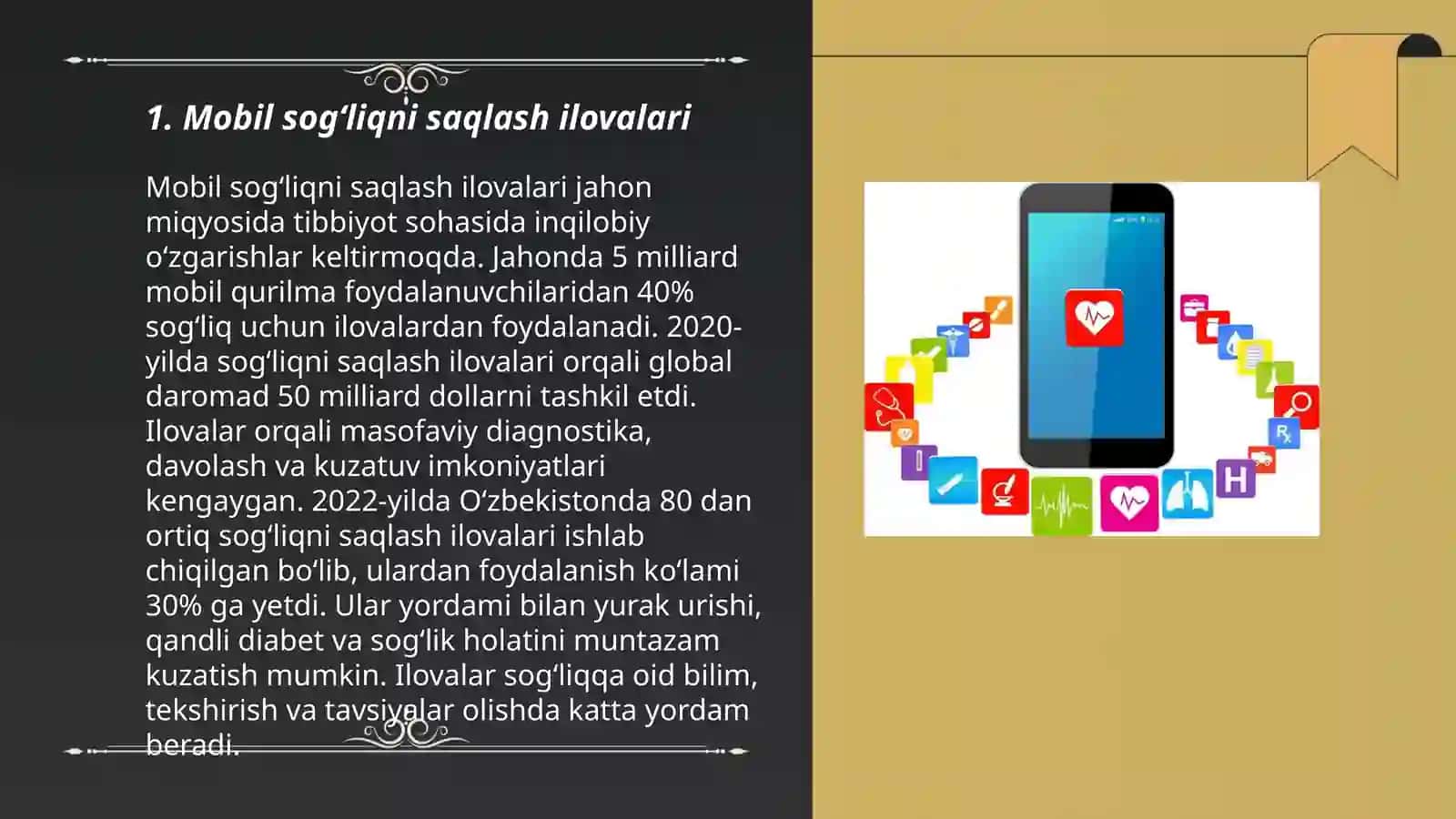 Mobil sogʻliqni saqlash ilovalari 3