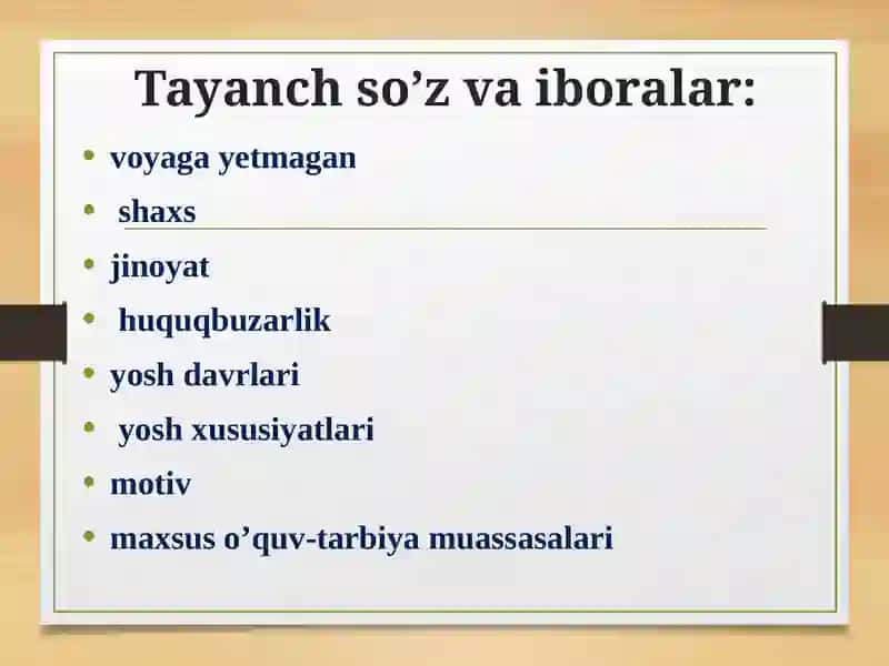 Jinoyatchilik - bolalarda g'ayriqonuniy hatti-harakatning namoyon bo'lish shakli 3