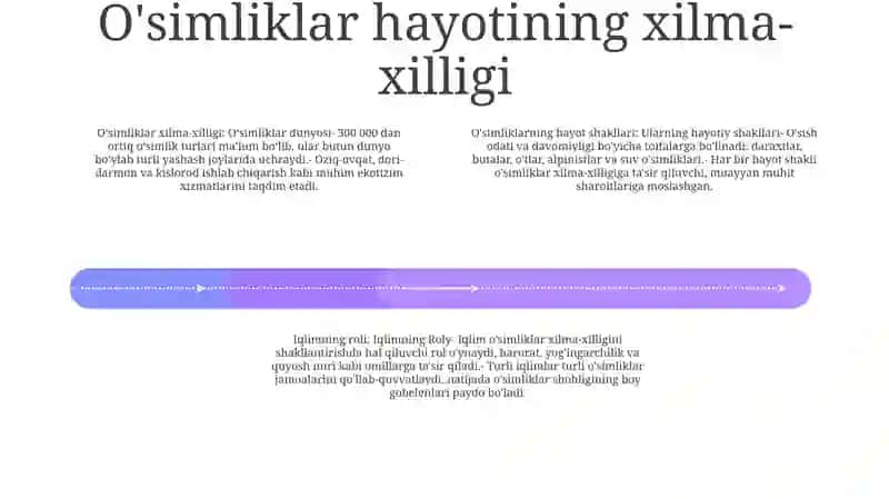 OʻSimliklar Dunyosi, Ularning Hayotiy Shakllari 3