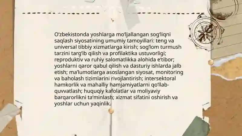 O‘zbekistonda sog‘liqni saqlash va yoshlarga oid davlat siyosati 3