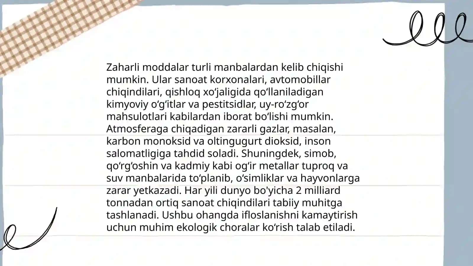 Tinchlik davrida zaharlanish 3