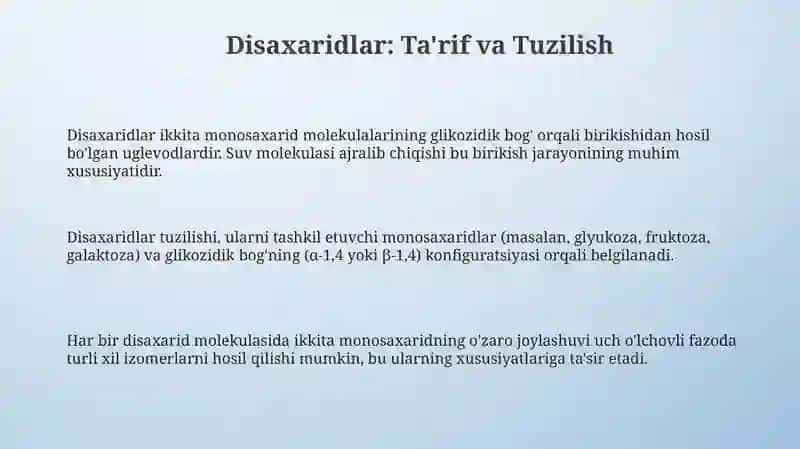 Disaxaridlar 3