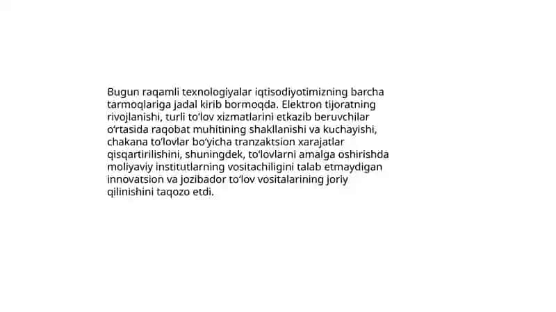 Raqamli naqd pullar va ularning mamlakatimizdagi iqtisodiy o'rni va axamiyati 3