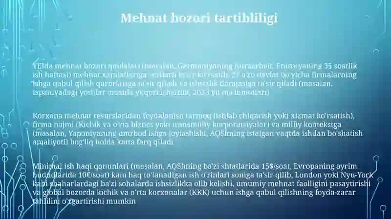 Mehnat bozori va korxonalarda mehnat resurslaridan foydalanish 3