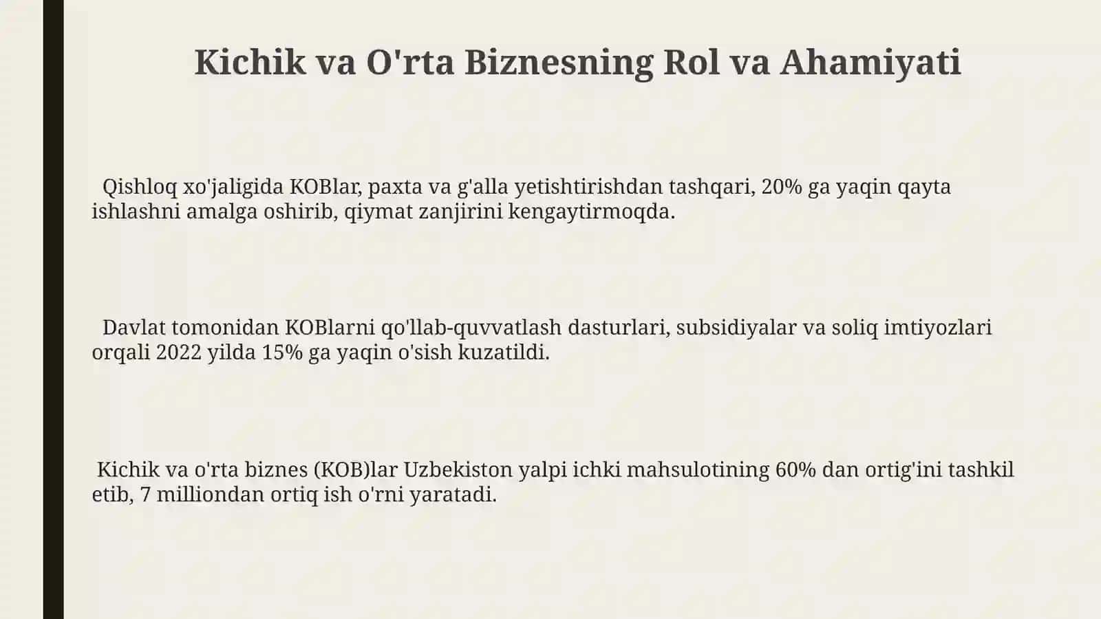 Mustaqillik Yillarida Qishloq Xўjaligida Yuz Bergan Oʻzgarishlar 3