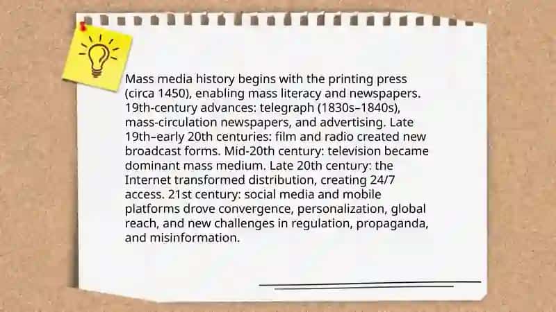 Mass media 3