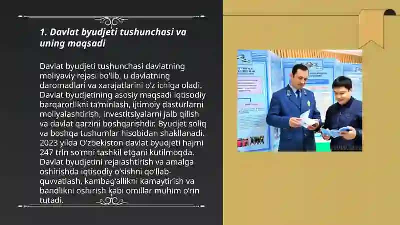 O`zbekiston Respublikasining Byudjet-Soliq Siyosati 3